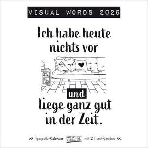 Visual Words 2026 de Verlag Korsch