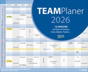 Teamplaner 2026 de Verlag Korsch