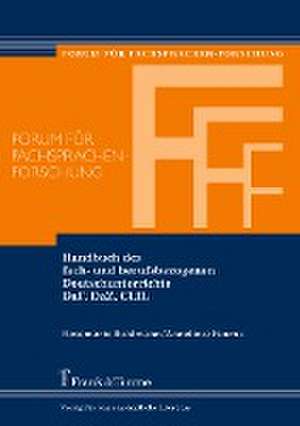 Handbuch des fach- und berufsbezogenen Deutschunterrichts DaF, DaZ, CLIL de Rosemarie Buhlmann