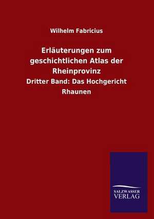 Erlauterungen Zum Geschichtlichen Atlas Der Rheinprovinz: 3 Walzer Fr Gitarre de Wilhelm Fabricius