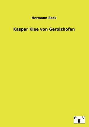 Kaspar Klee Von Gerolzhofen: 3 Walzer Fr Gitarre de Hermann Beck