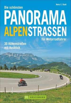 Die schönsten Panorama Alpenstraßen für Motorradfahrer de Heinz E. Studt