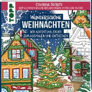 Colorful Secrets - Wunderschöne Weihnachten (Ausmalen auf Zauberpapier) de Natascha Pitz