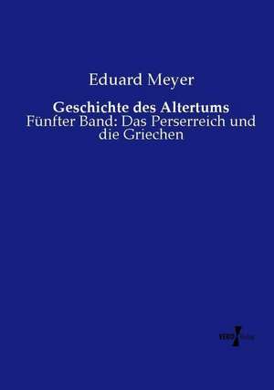 Geschichte des Altertums de Eduard Meyer