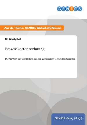 Prozesskostenrechnung de M. Westphal