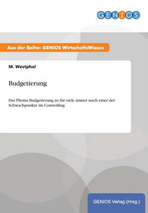 Budgetierung de M. Westphal