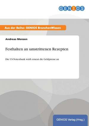 Festhalten an umstrittenen Rezepten de Andreas Menzen