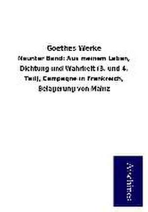 Goethes Werke de ohne Autor