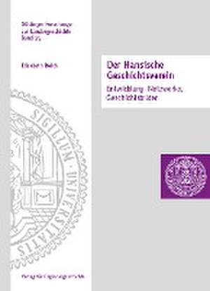 Der Hansische Geschichtsverein de Elisabeth Reich