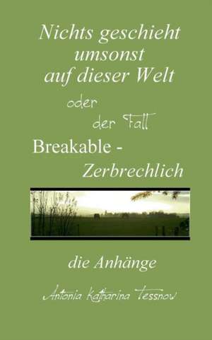 Nichts geschieht umsonst auf dieser Welt de Antonia Katharina Tessnow