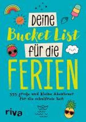 Deine Bucket List für die Ferien de Riva Verlag