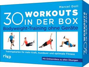 30 Workouts in der Box - Bodyweight-Training ohne Geräte de Marcel Doll