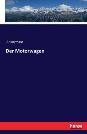 Der Motorwagen de Anonymous