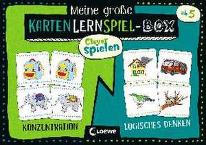 Clever spielen - Meine große KartenLernSpiel-Box - Konzentration/Logisches Denken de Kristin Labuch