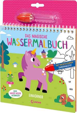 Das magische Wassermalbuch - Einhörner de Svenja Pidde