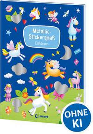 Metallic-Stickerspaß - Einhörner de Svenja Pidde