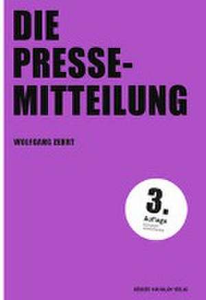 Die Pressemitteilung de Wolfgang Zehrt