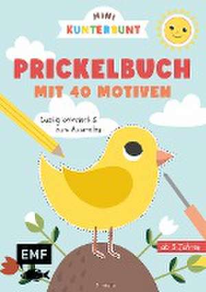 Mini Kunterbunt - Mein erstes Prickelbuch für Kinder ab 3 Jahren de Mimirella