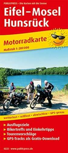 Motorradkarte Eifel - Mosel - Hunsrück 1:200 000