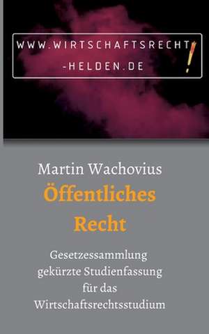 Öffentliches Recht de Martin Wachovius