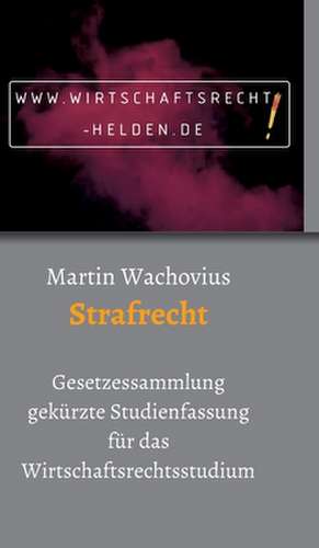 Strafrecht de Martin Wachovius