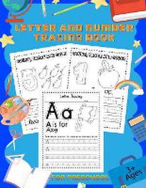 Letter and Number Tracing Book de Laura Bidden