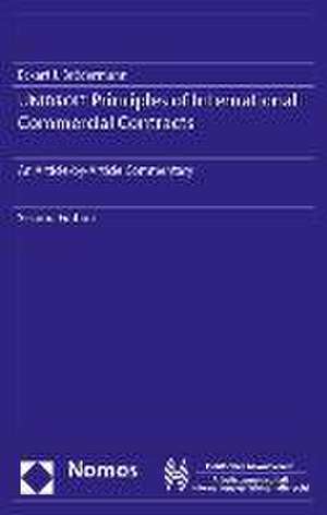 UNIDROIT Principles of International Commercial Contracts de Eckart J. Brödermann