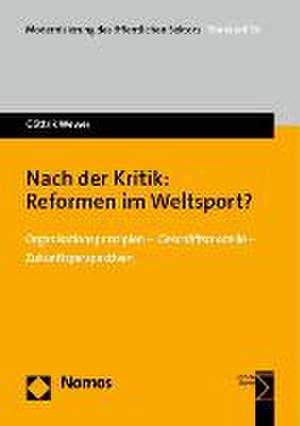 Nach der Kritik: Reformen im Weltsport? de Göttrik Wewer