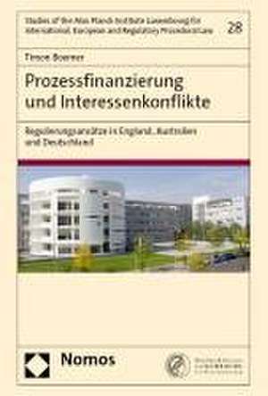 Prozessfinanzierung und Interessenkonflikte de Timon Boerner