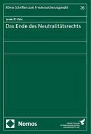 Das Ende des Neutralitätsrechts de Jamal El-Zein