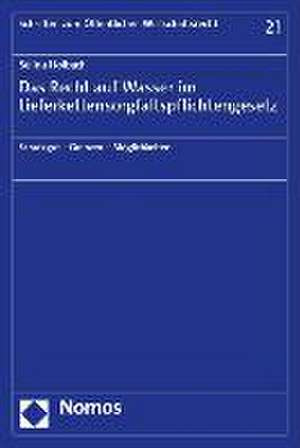 Das Recht auf Wasser im Lieferkettensorgfaltspflichtengesetz de Selina Holbach