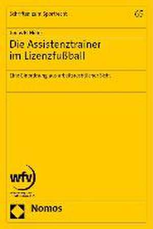 Die Assistenztrainer im Lizenzfußball de Jonas B. Hofer