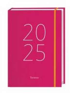 Tages-Kalenderbuch A6, pink 2025 de Heye