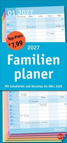 Basic Familienplaner 2027 de Heye