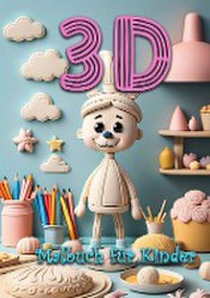 3D Coloring Book for Kids age 4 up | Activity Book for Kids de Monsoon Publishing