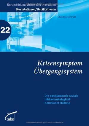 Krisensymptom Übergangssystem de Christian Schmidt