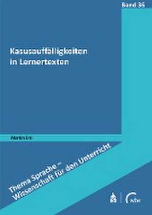 Kasusauffälligkeiten in Lernertexten de Martin Ertl