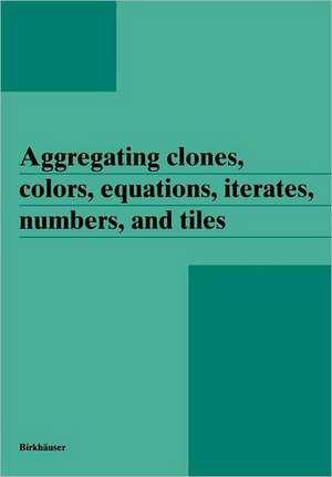 Aggregating clones, colors, equations, iterates, numbers, and tiles de Janos Aczel