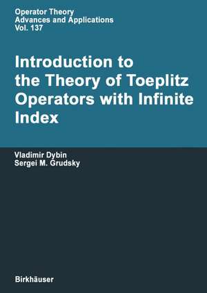 Introduction to the Theory of Toeplitz Operators with Infinite Index de Vladimir Dybin