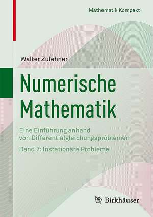 Numerische Mathematik: Eine Einführung anhand von Differentialgleichungsproblemen Band 2: Instationäre Probleme de Walter Zulehner