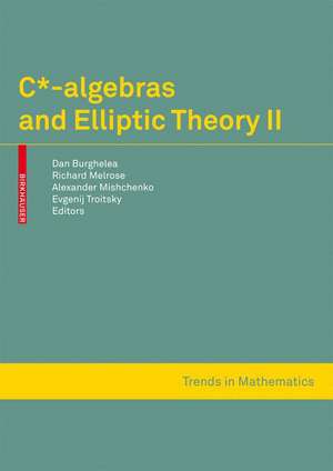 C*-algebras and Elliptic Theory II de Dan Burghelea