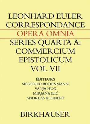 Correspondance de Leonhard Euler avec des savants suisses en langue française de Leonhard Euler