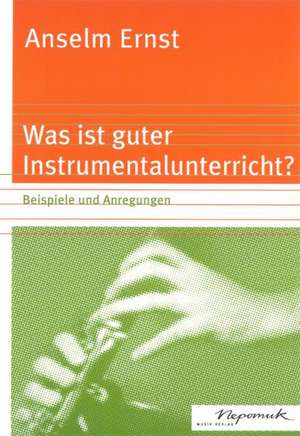 Was ist guter Instrumentalunterricht? de Anselm Ernst