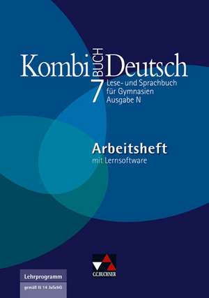 Kombi-Buch Deutsch 7 Ausgabe N Arbeitsheft mit CD-ROM de Frank Becker