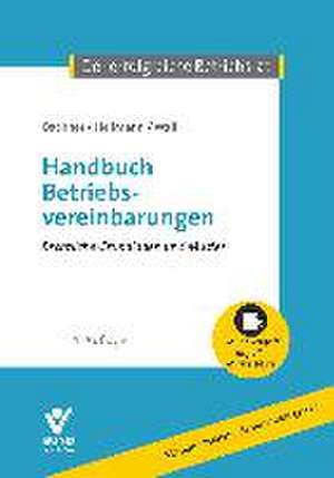 Handbuch Betriebsvereinbarungen de Michael Bachner