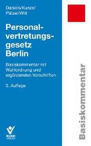 Personalvertretungsgesetz Berlin de Wolfgang Daniels