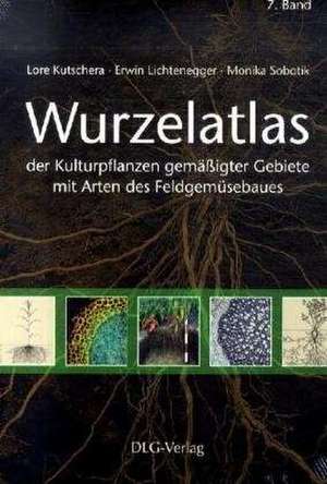 Wurzelatlas 7 der Kulturpflanzen gemäßigter Gebiete mit Arten des Feldgemüsebaues de Lore Kutschera