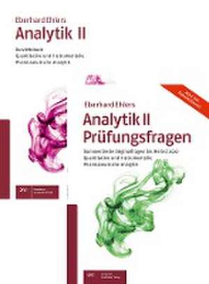 Analytik II - Kurzlehrbuch und Prüfungsfragen de Eberhard Ehlers