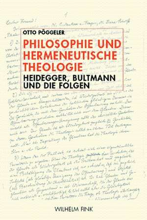 Philosophie und hermeneutische Theologie de Otto Pöggeler