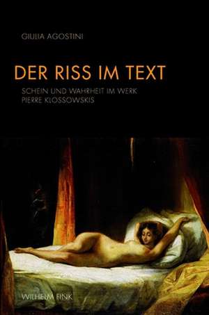 Der Riss im Text de Giulia Agostini